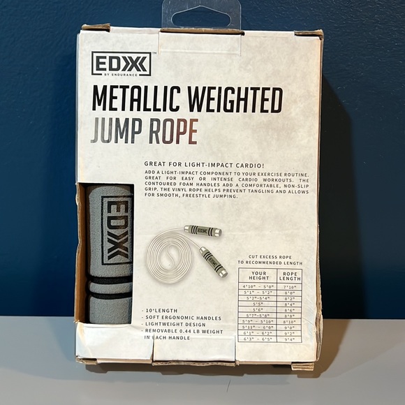 Metallic Weighted Jump Rope - Picture 2 of 2